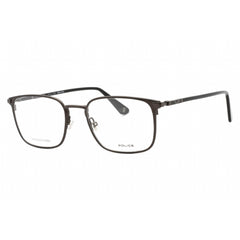 Police Men's Eyeglasses - Shiny Black W/Shiny Gunmetal Full Rim Frame | VPLE96 08GF