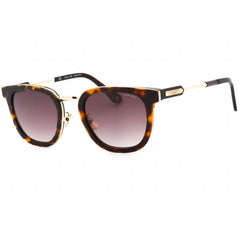 Police Men's Sunglasses - Shiny Dark Havana Metal Square Full Rim Frame | SPLF19M 0722