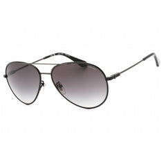 Police Men's Sunglasses - Shiny Gunmetal W/Shiny Black Parts Full Rim | SPLL11M 0K59