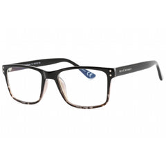 Prive Revaux Men's Eyeglasses - Rectangular Plastic Frame | High Power Gunmetal Stripe
