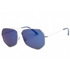 Prive Revaux Unisex Sunglasses - Blue Lens Metal Aviator Frame | Cuervo Palladium