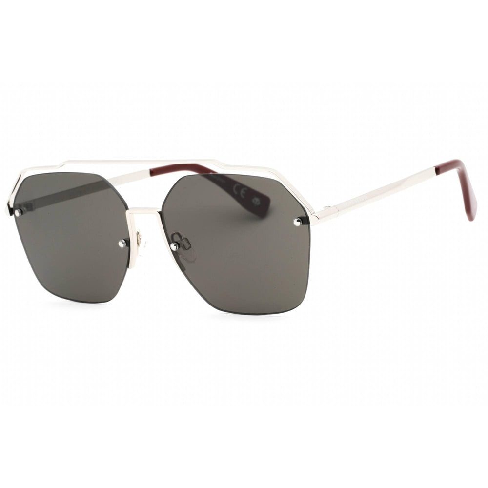 Half Rim Aviators Prive Revaux Unisex Sunglasses - Grey Lens Half Rim Aviator Frame | On