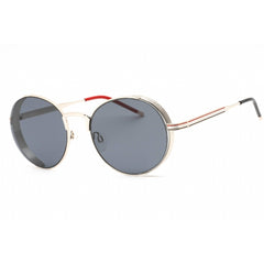 Prive Revaux Unisex Sunglasses - Grey Lens Metal Round Frame | Riviera Champagne Gold