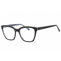 Prive Revaux Women's Eyeglasses - Plastic Cat Eye Frame | Holly Caviar Black/Sky Blue