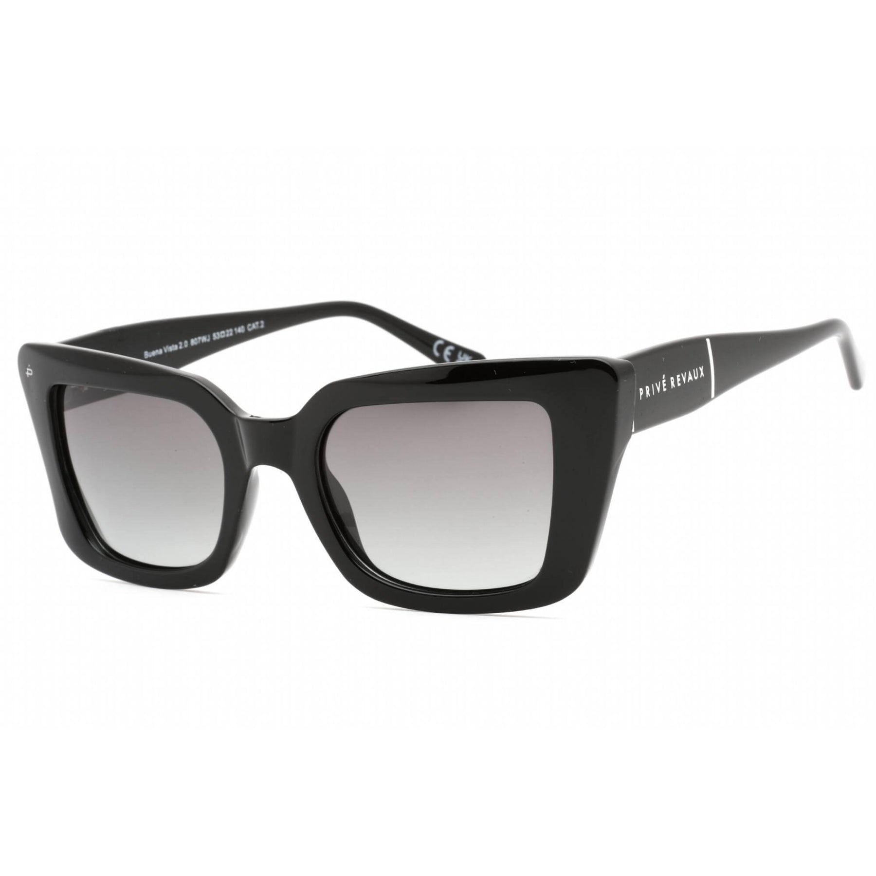 Prive Revaux Black Sunglasses for Women Prive Revaux MID BEACH Black main image 2
