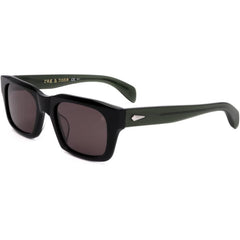 Rag and Bone Men's Sunglasses - Black Rectangular Frame Grey Lens | RNB5038/S 0807