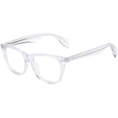 Rag and Bone Women's Eyeglasses - Crystal Plastic Full Rim Rectangular | RNB3013 0900