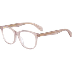 Rag and Bone Women's Eyeglasses - Nude Plastic Full Rim Oval Frame | RNB3025 0FWM