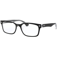 Ray Ban Unisex Eyeglasses - Black Plastic Full Rim Rectangular | 0RX5286 2034 2034