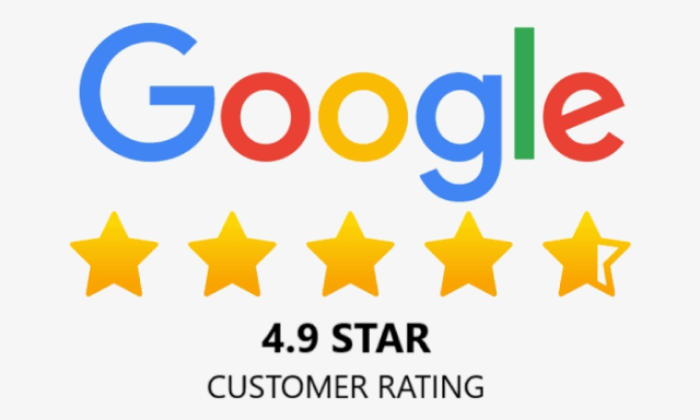 4.9 Stars Google Customer Rating