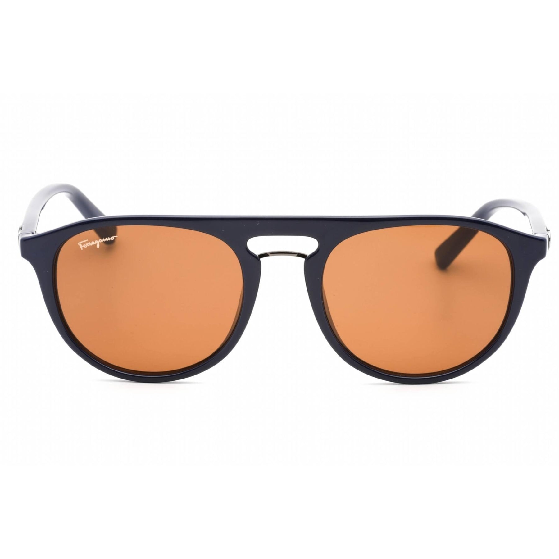 Salvatore Farragamo Sunglasses Brown Blue frame Opticontacts.com -- Salvatore Ferragamo SF1057S main image 2