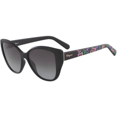 Salvatore Ferragamo Unisex Sunglasses - Grey Full Rim Frame Grey Lens | SF912S 057