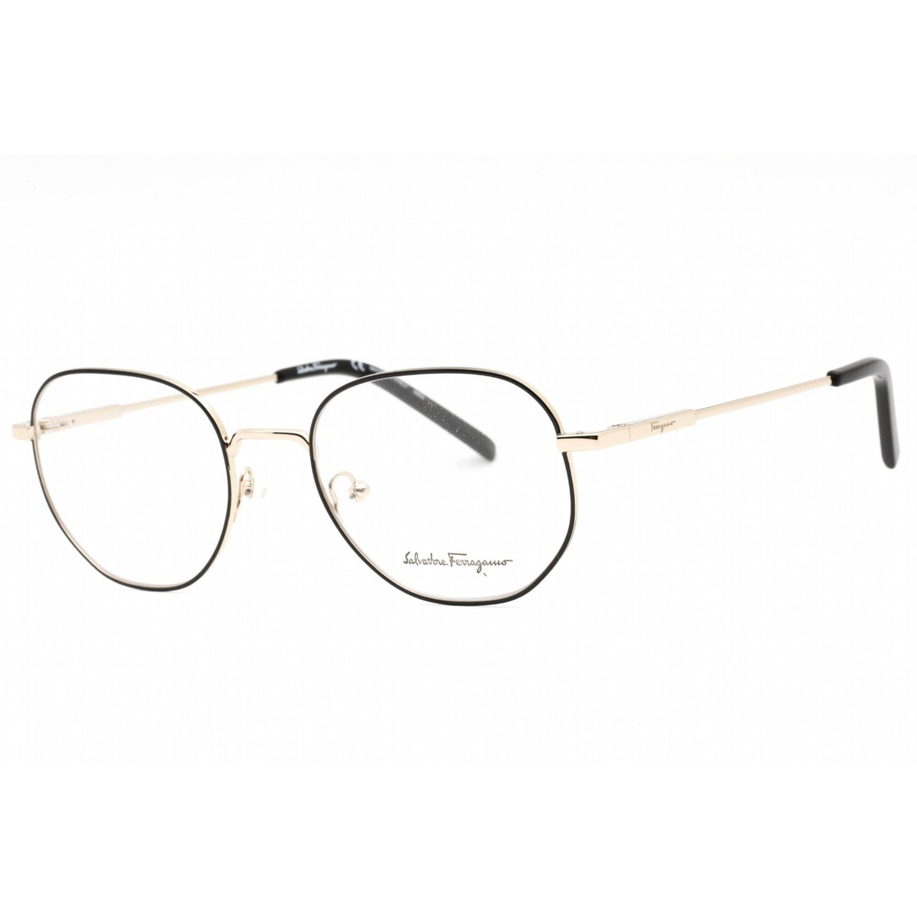 Salvatore Ferragamo Women\'s Glasses with Gold Frame Salvatore Ferragamo Women Gold Eyeglass Frames for sale | eBay main image 3