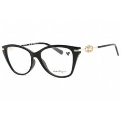Salvatore Ferragamo Women's Eyeglasses - Black Plastic Cat Eye Frame | SF2937R 001