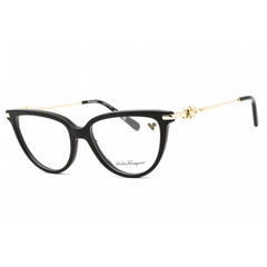 Salvatore Ferragamo Women's Eyeglasses - Black Plastic Cat Eye Frame | SF2946 001