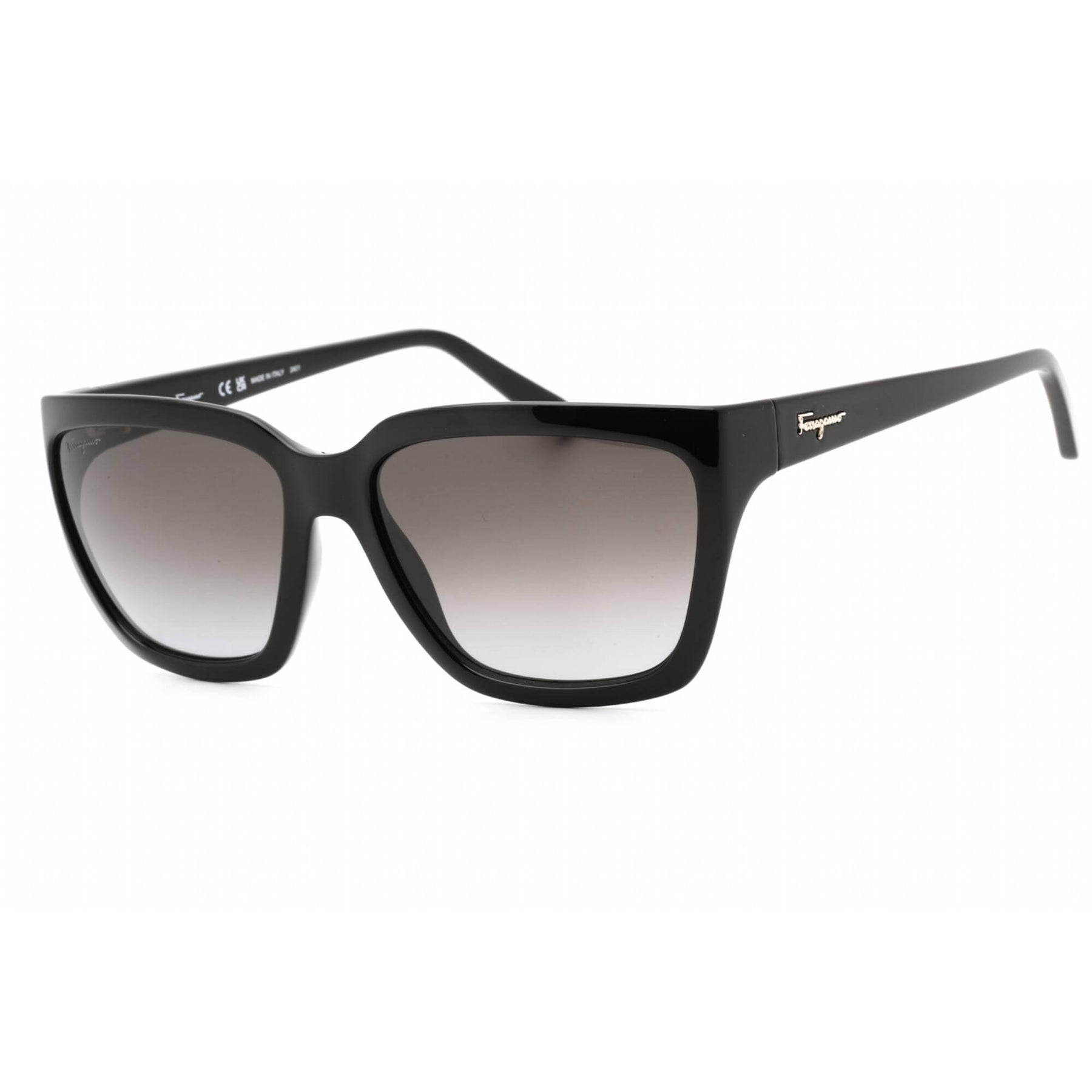 Salvatore Ferragamo SF1018S 001 Square Sunglasses - Black / Grey Gradient Amazon.com: Salvatore Ferragamo Sunglasses Square Full Rim  main image 4