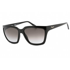 Salvatore Ferragamo Women's Sunglasses - Black Plastic Full Rim Frame | SF1018S 001