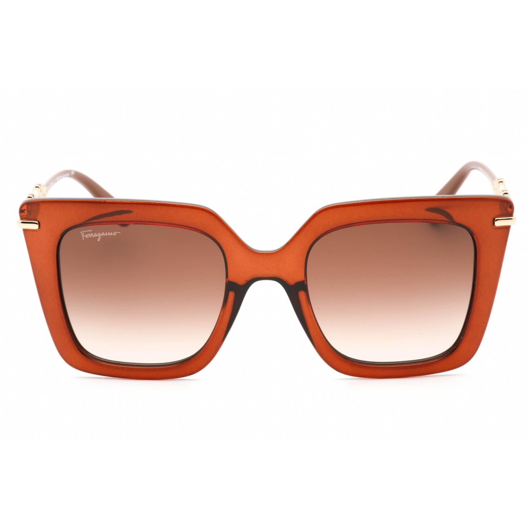 Salvatore Ferragamo orange sunglasses pre-owned in excellent condition Salvatore Ferragamo SF1077S-838-5613 56mm New Sunglasses  main image 2