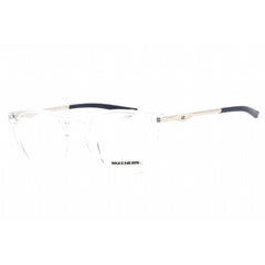 Skechers Men's Eyeglasses - Crystal Plastic Full Rim Rectangular Frame | SE3244 026