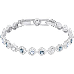 Swarovski Women's Bracelet - Angelic Square Crystals with Rhodium Plated | 5289514