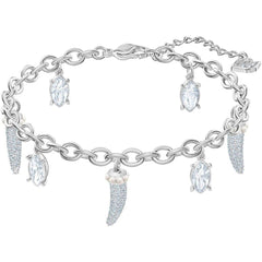 Swarovski Women's Bracelet - Polar Bestiary Teeth Motifs Rhodium Plated | 5501007