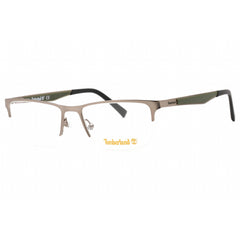 Timberland Men's Eyeglasses - Matte Gunmetal Metal Rectangular Frame | TB1709 009