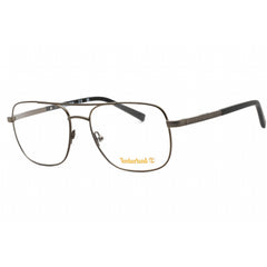 Timberland Men's Eyeglasses - Shiny Gunmetal Full Rim Aviator Shape Frame | TB1725 008