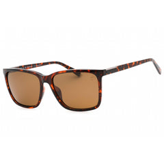 Timberland Men's Sunglasses - Dark Havana Full Rim Square Metal Frame | TB9280-H 52H