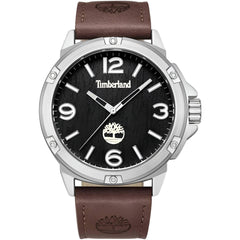 Timberland Men's Watch - Classic Brown Genuine Leather Strap Quartz | TDWGA9002201
