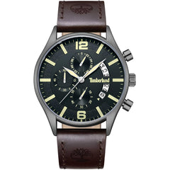 Timberland Men's Watch - Dress Sport Chronograph Dark Brown Strap | TDWGC9001203