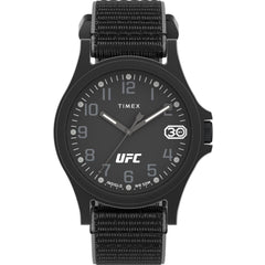 Timex Men's Watch - UFC Apex Quartz Black Dial Nylon Strap | TW2V90800JT