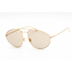 Tom Ford Unisex Sunglasses - Deep Gold Luster Metal Frame Brown Lens | FT0796 30E