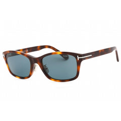Tom Ford Unisex Sunglasses - Havana Plastic Frame Green Lens | FT0875-D 53N