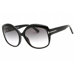 Tom Ford Women's Sunglasses - Black Cat Eye Frame Grey Gradient Lens | FT0919 01B