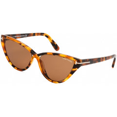 Tom Ford Women's Sunglasses - Colored Havana Plastic Frame Brown Lens | FT0740 55E