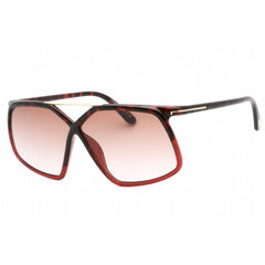 Tom Ford Women's Sunglasses - Havana Acetate Full Rim Rectangular Frame | FT1038 56Z