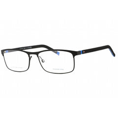 Tommy Hilfiger Men's Eyeglasses - Black Blue Metal Rectangular Frame | TH 1740 00VK 00