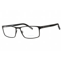 Tommy Hilfiger Men's Eyeglasses - Matte Black Metal Full Rim Frame | Th 1593 0003 00