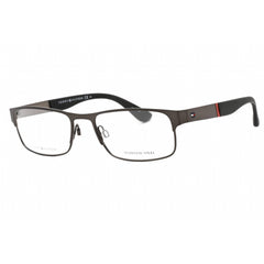 Tommy Hilfiger Men's Eyeglasses - Semi Matte Dark Ruthenium Frame | Th 1523 0R80 00