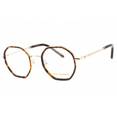 Tory Burch Women's Eyeglasses - Dark Tortoise Pale Gold Full Rim Frame | 0TY1075 3337