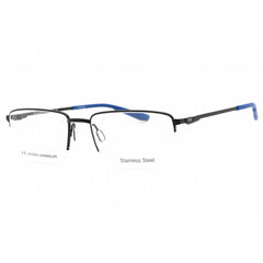 Under Armour Men's Eyeglasses - Matte Black Half Rim Rectangular | UA 5016/G 0003 00