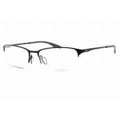 Under Armour Men's Eyeglasses - Matte Black Metal Half Rim Frame | UA 5047/G 0003 00