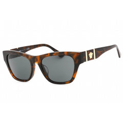 Versace Men's Sunglasses - Havana Plastic Frame Dark Grey Lens | 0VE4457F 542987
