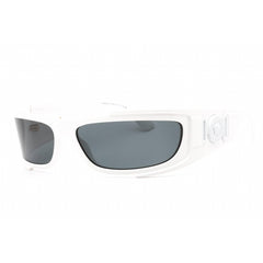 Versace Unisex Sunglasses - White Plastic Frame Dark Grey Lens | 0VE4446 314/87