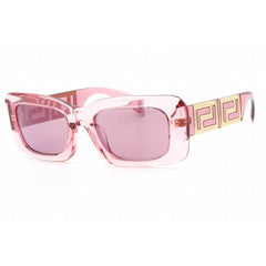 Versace Women's Sunglasses - Transparent Pink Full Rim Rectangular | 0VE4444U 5355AK