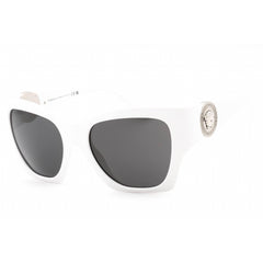 Versace Women's Sunglasses - White Plastic Frame Dark Grey Lens | 0VE4452 314/87