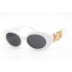 Versace Women's Sunglasses - White Plastic Frame Dark Grey Lens | VE4426BU 314/87