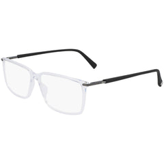 Zeiss Men's Eyeglasses - Demo Lens Crystal Clear Injected Square Full Rim | ZS20026 290