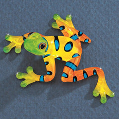Rain Forest Frog Glass Figurine