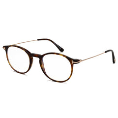 Tom Ford Men's Eyeglasses - Dark Havana Full-Rim Round Frame, 49 mm | FT5759-B 052